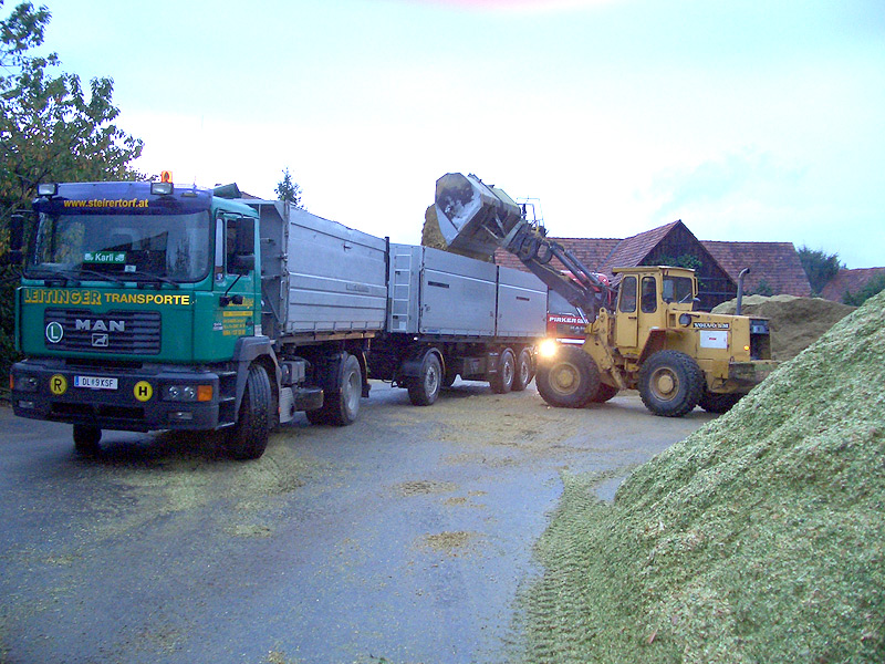Maissilagetransport